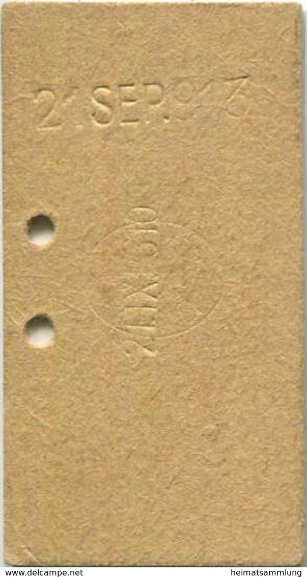 Österreich - Kremsmünster Linz - Fahrkarte 3.Kl. Schnellzug K 1.60 1913 - Europa