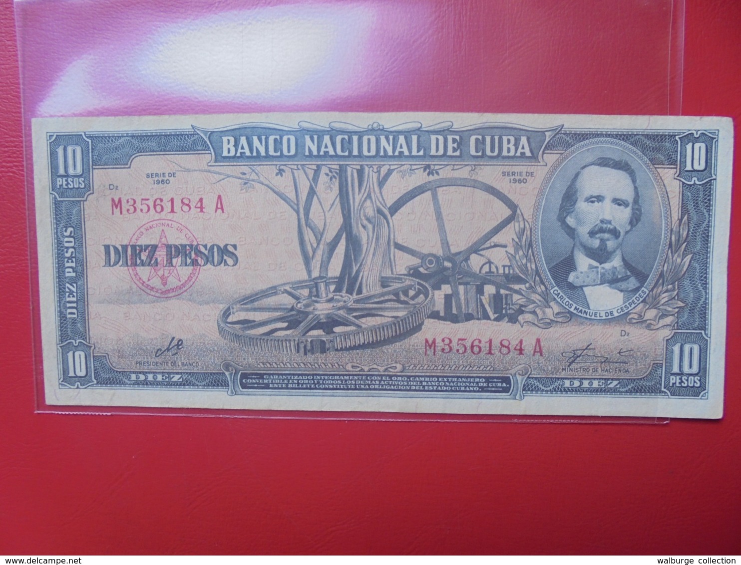 CUBA 10 PESOS 1960 CIRCULER (B.9) - Cuba