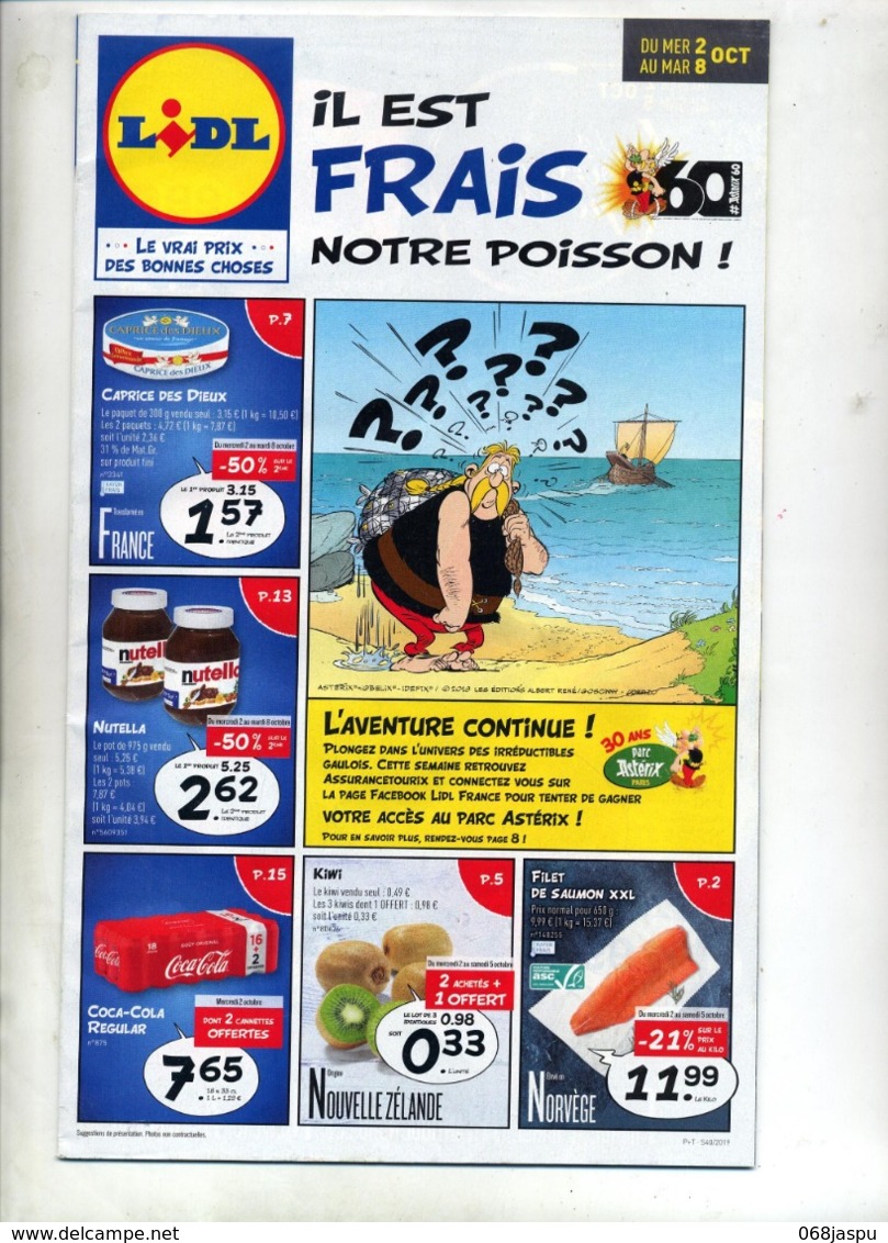 Publicité Lidl Theme Asterix Obelix - Publicités