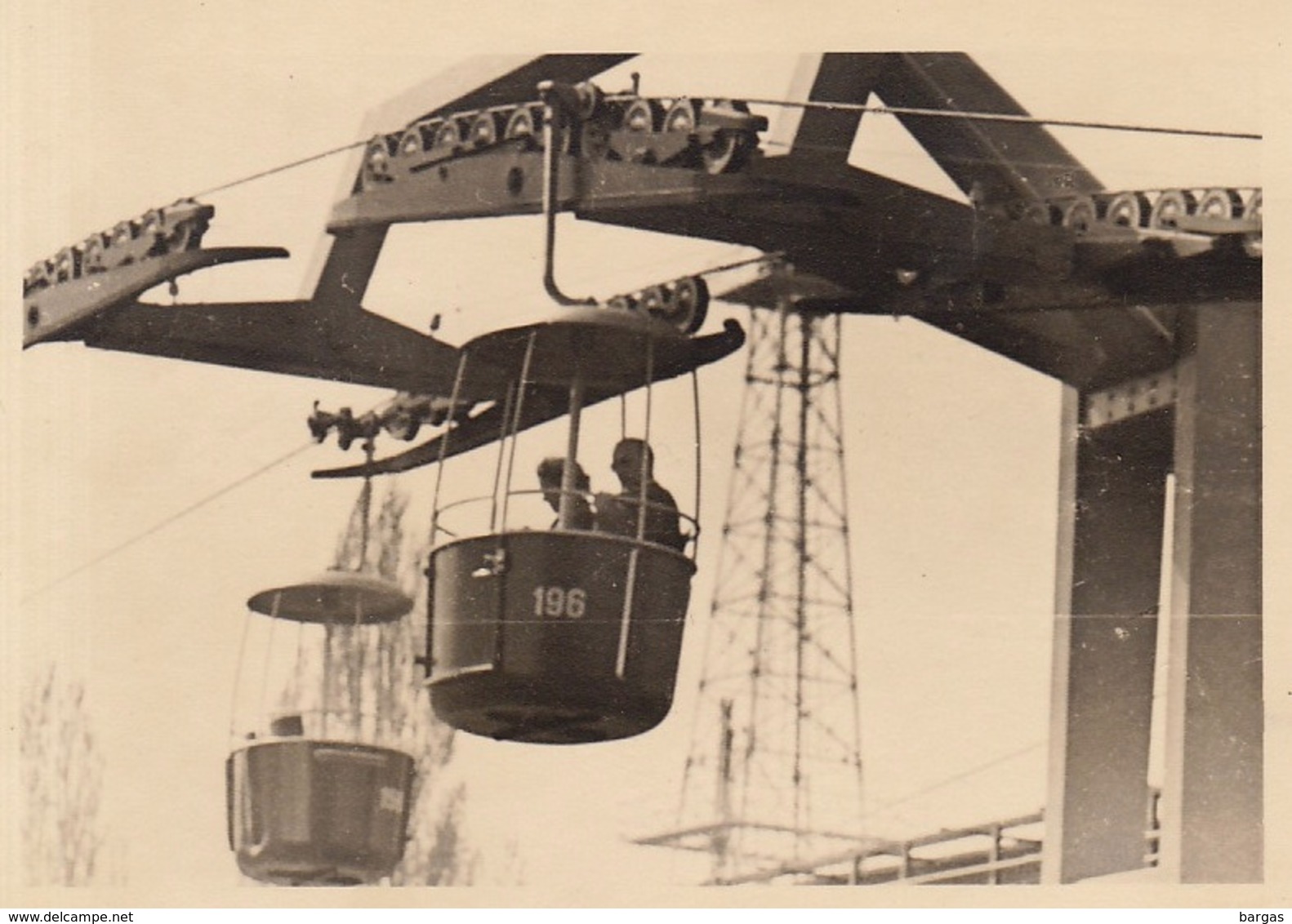 Photo Exposition Bruxelles 1958 EXPO 58  Téléphérique - Luoghi