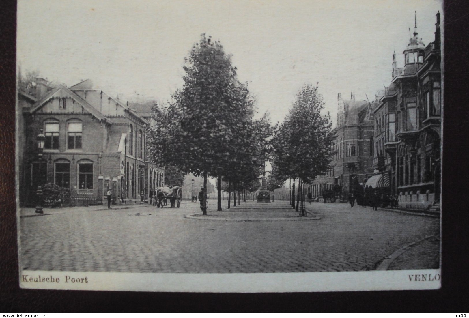 Nederland Venlo Postkantoor Keulsche Poort Paard En Wagen Volk  1924 - Venlo