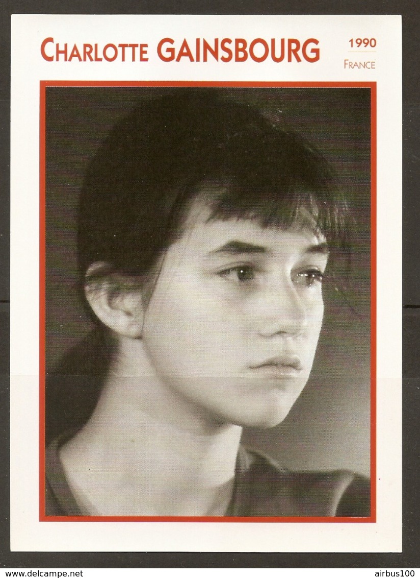 PORTRAIT DE STAR 1990 FRANCE - ACTRICE CHARLOTTE GAINSBOURG - ACTRESS CINEMA FILM PHOTO - Fotos