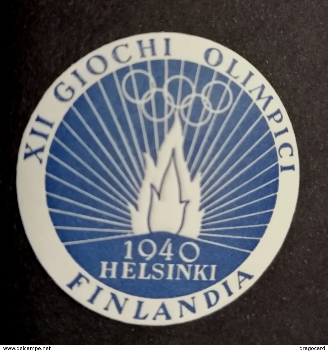 1940 XII  Finlandia OLIMPIADI Suomi  Helsinki    OLIMPIQUE   ERINNOFILO  ERINNOPHILIE    Envelope CINDERELLA - Autres & Non Classés