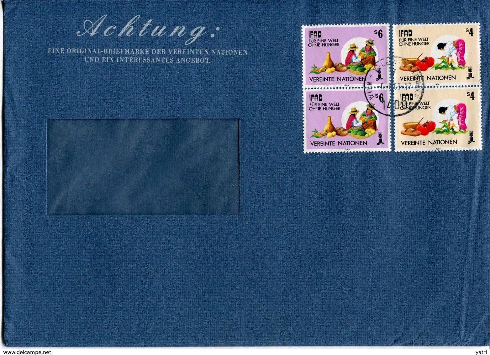 ONU Vienna (1988) - Busta - Storia Postale