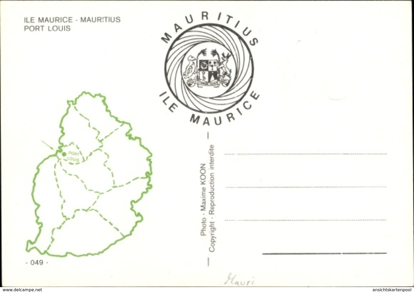 Cp Port Louis Ile Maurice Mauritius, Fliegeraufnahme, Panorama Der Stadt, Hafen - Non Classificati