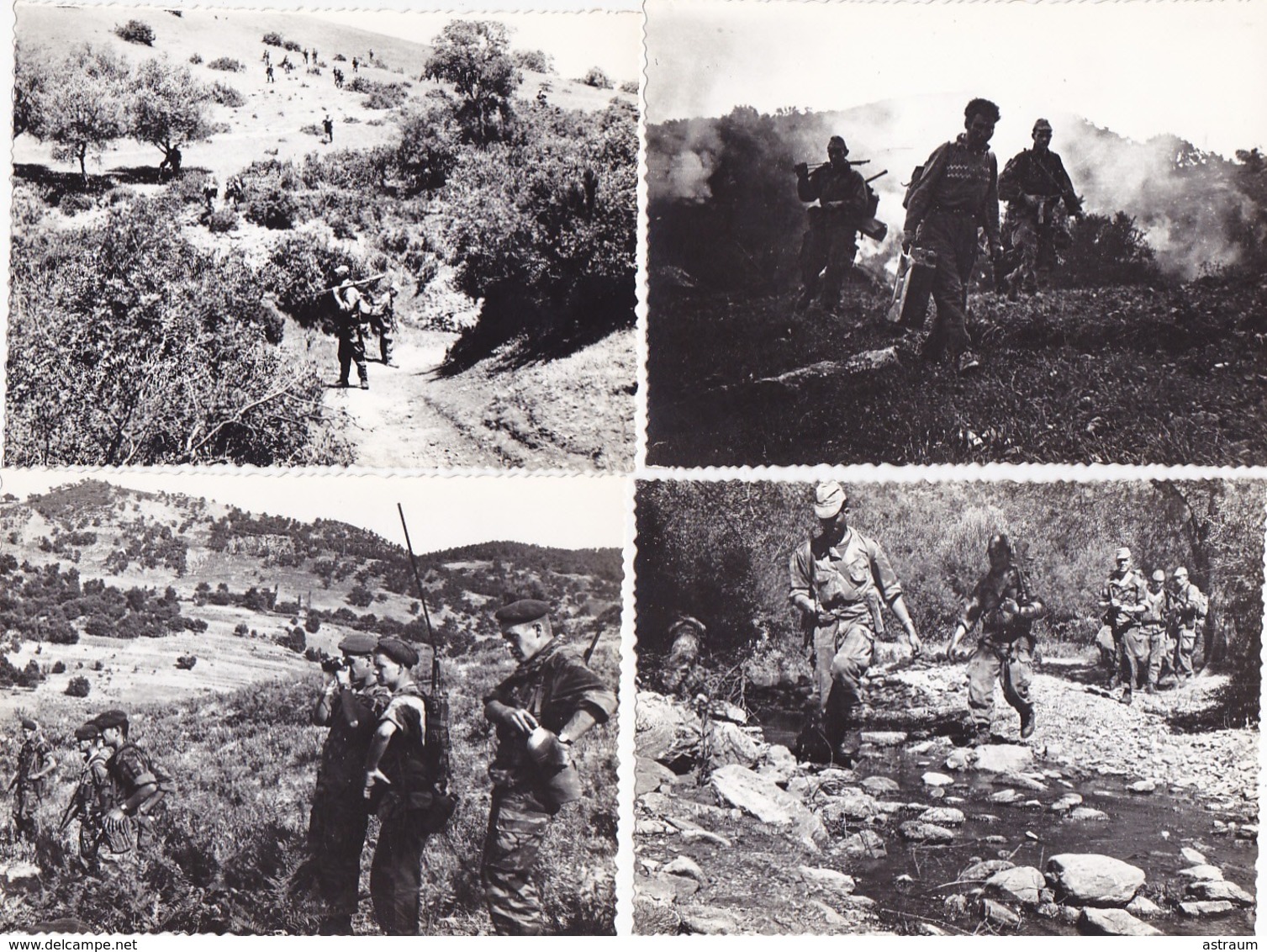 Lot De 20 Photos-guerre D'algerie-operations Legionnaires A El Milia En 1957-legion Etrangere-toutes Scannées - Guerres - Autres