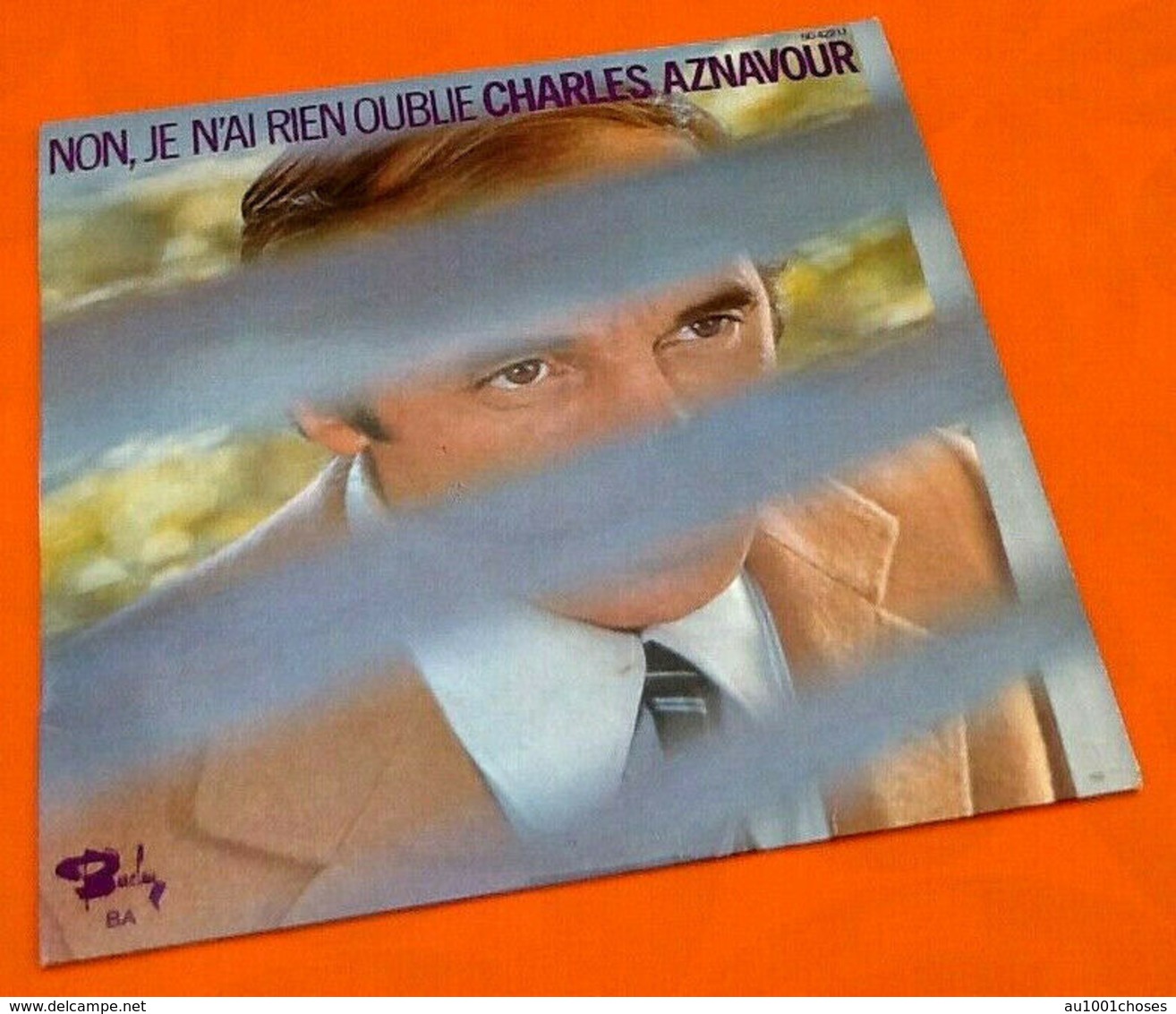 Vinyle 33 Tours  Charles Aznavour  Non, Je N' Ai Jamais Rien Oublié (1972) - Other & Unclassified