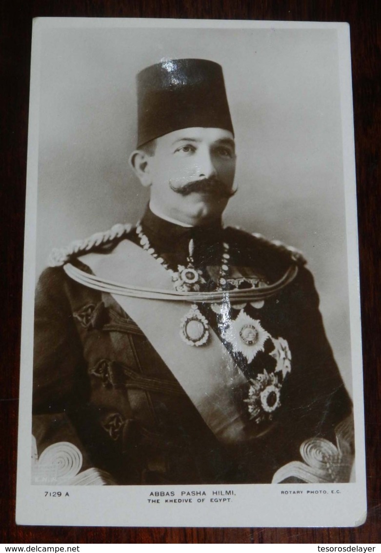 EGYPTE Abbas Pasha Hilmi The Khedive Of Egypt Non Circulée - Personas