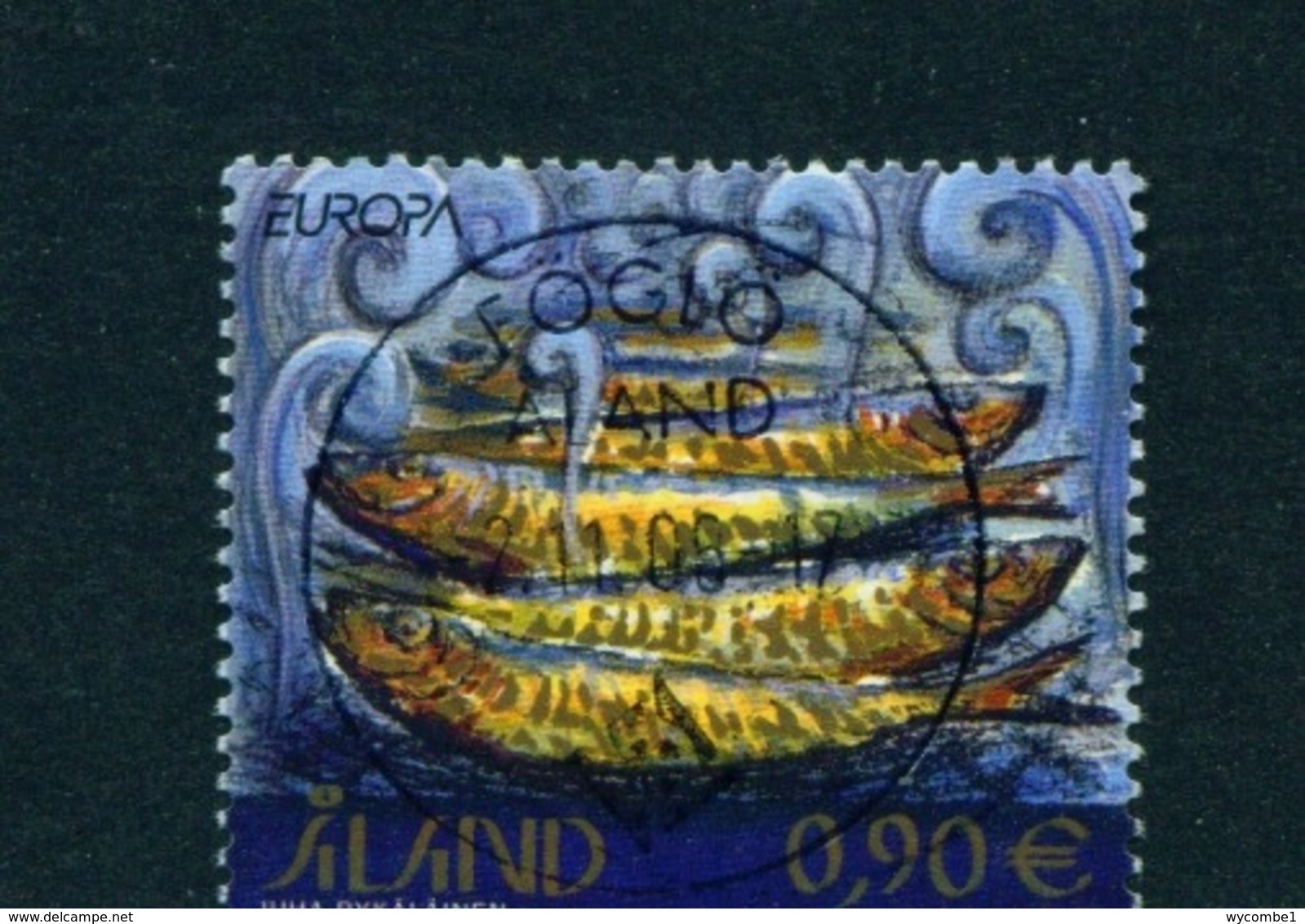 ALAND  -  2005 Europa 90c Used As Scan - Aland
