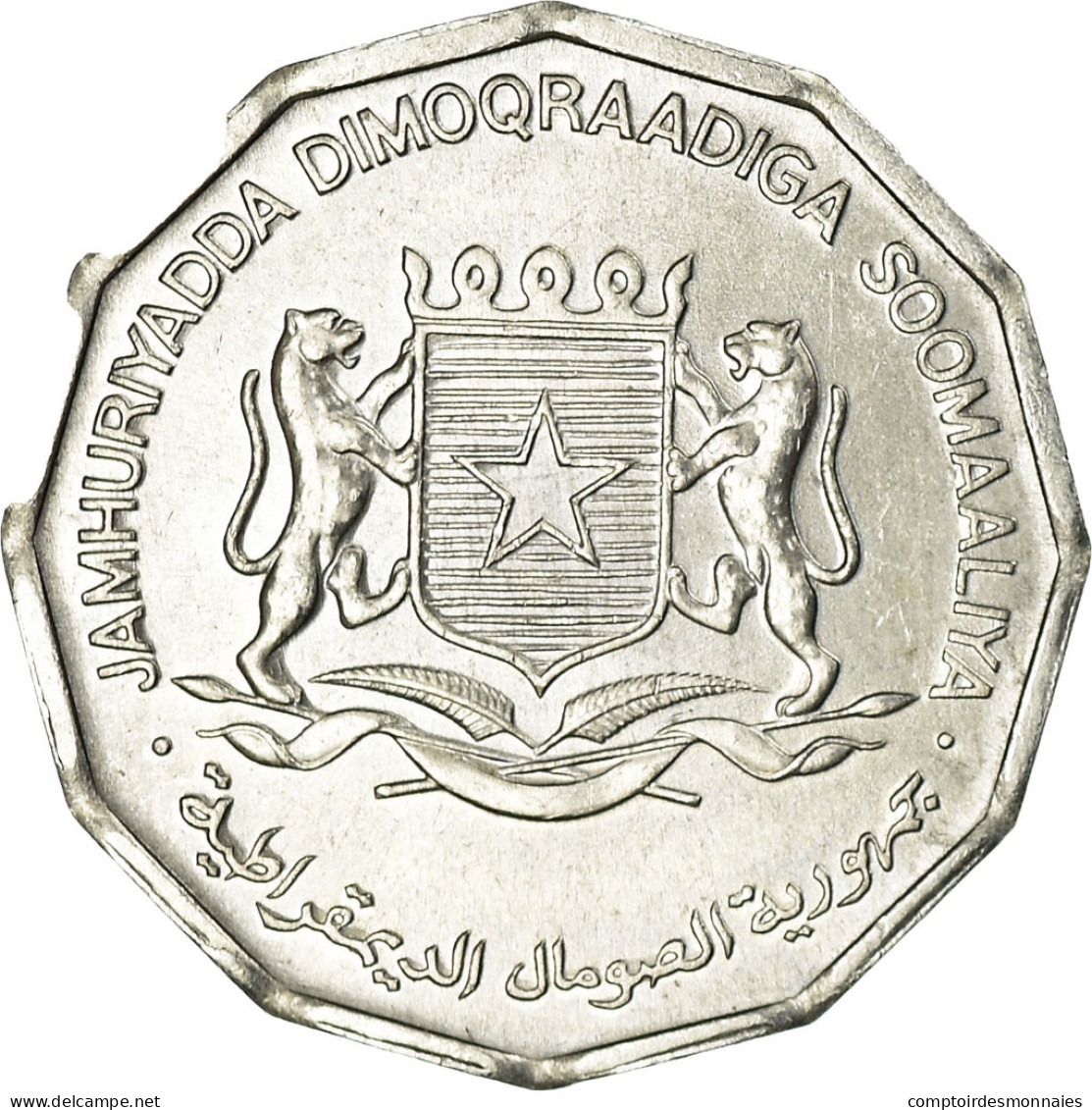 Monnaie, Somalie, 5 Senti, 1976, SUP, Aluminium, KM:24 - Somalie