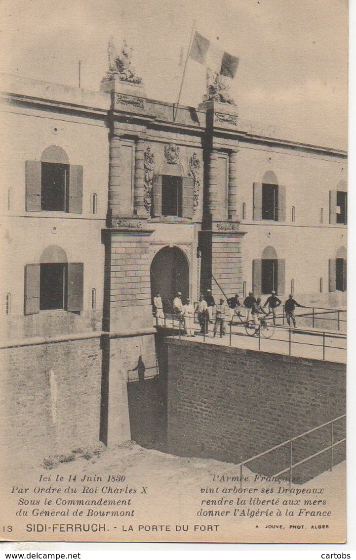 Algérie SIDI-FERRUCH  La Porte Du Fort - Autres & Non Classés