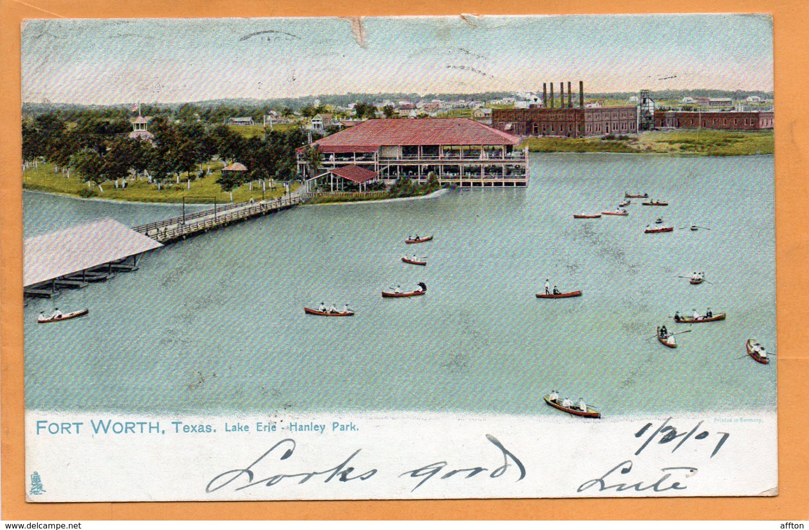 Fort Worth Tex 1928 Postcard Mailed - Fort Worth