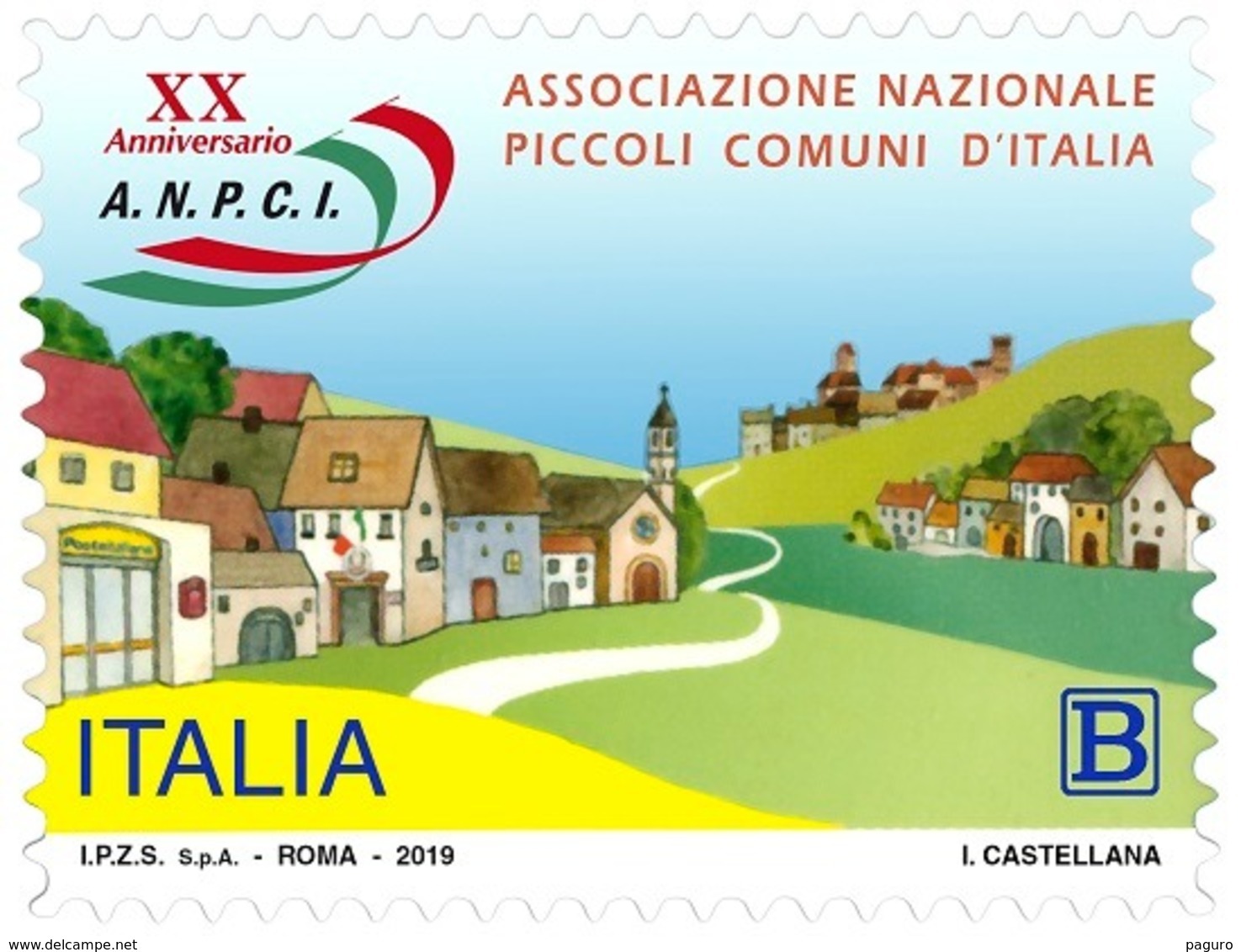 Italia Repubblica 2019 Piccoli Comuni D’Italia Euro 1,10 MNH** Integro - 2011-20:  Nuevos