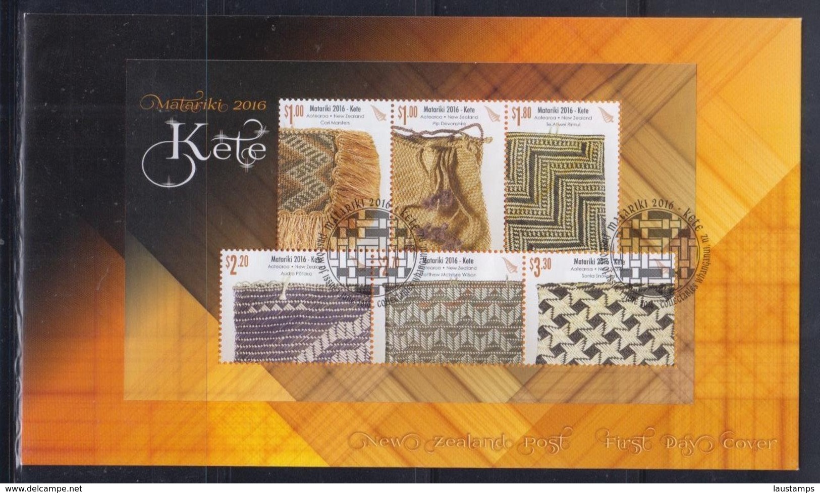 New Zealand 2016 Matariki 2016-Kete S/S FDC - FDC