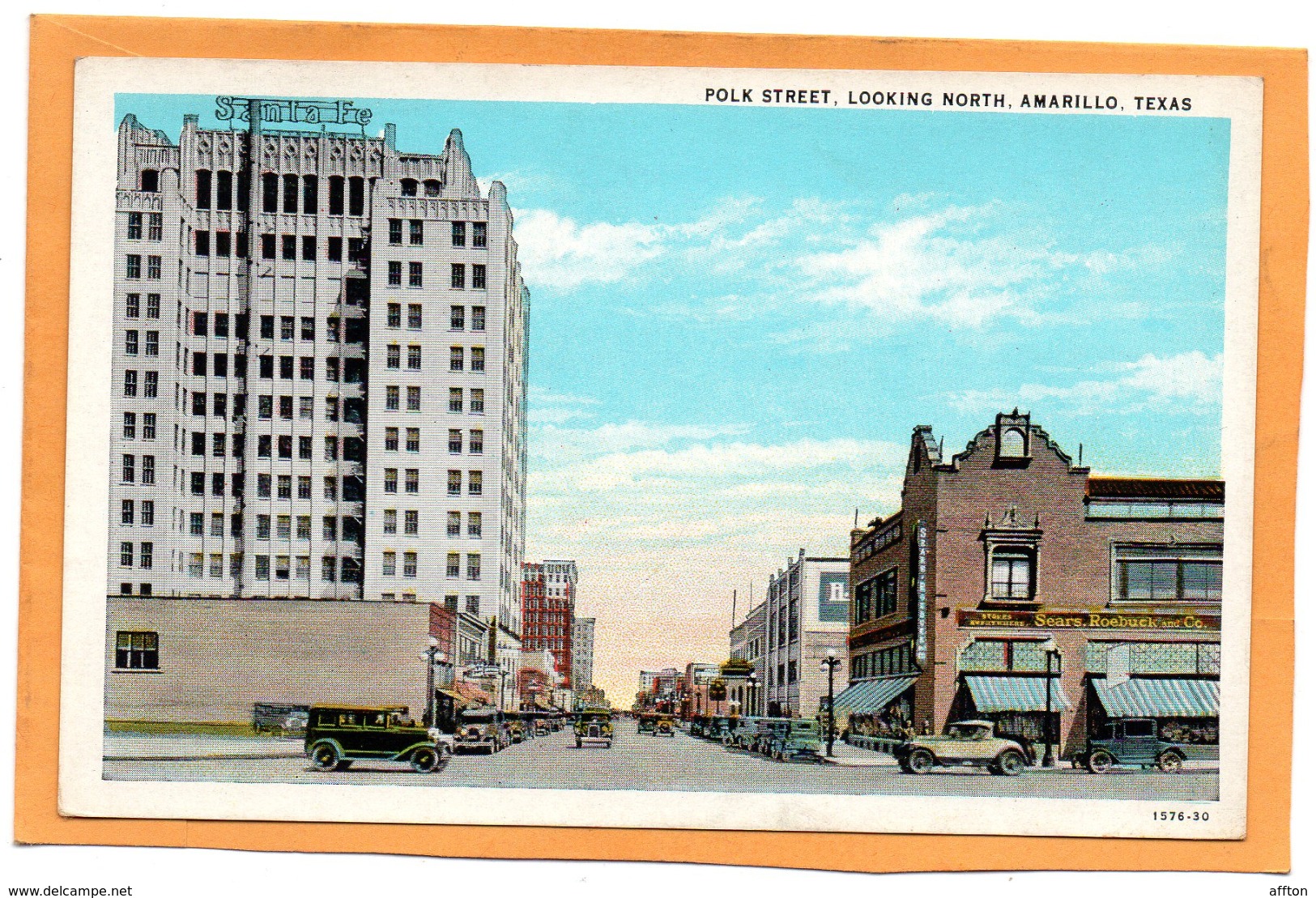 Amarillo Tex 1920 Postcard - Amarillo