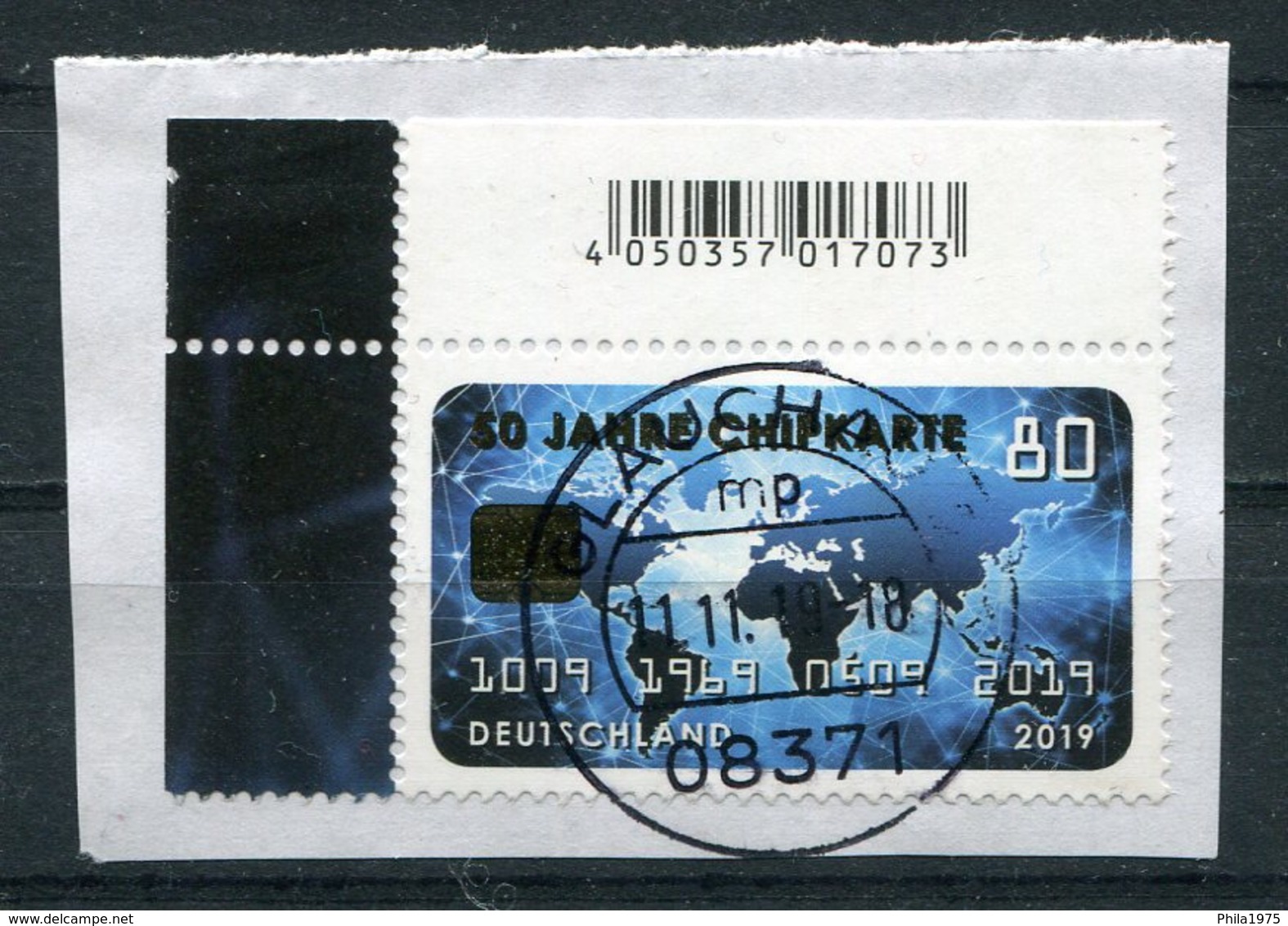 Deutschland Michel-Nr. 3494 Eckrand Vollstempel Auf Briefstück - Gebraucht