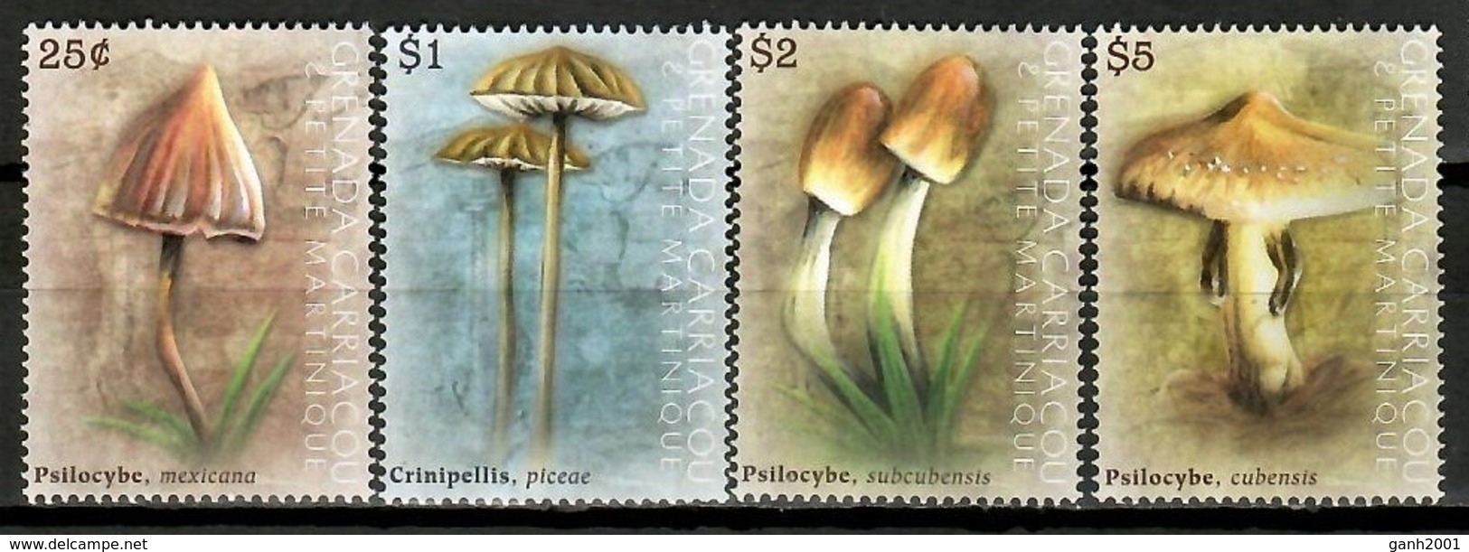 Grenada 2009 Granada / Mushrooms MNH Setas Champignons Pilze / Cu15019  40-5 - Hongos