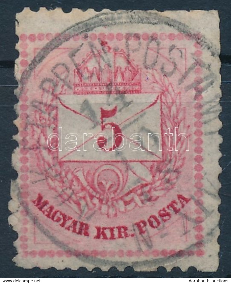 O Bosznia Előfutár 1878 5kr (foghibák)  ,,Ku.k. ETAPPEN-POSTAMT  No. XIV' (50.000) - Otros & Sin Clasificación