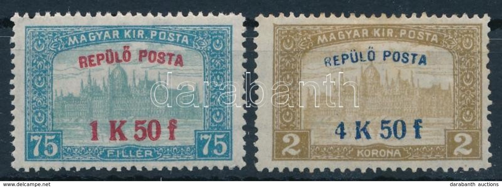 * 1918 Repülő Posta Sor (10.000) - Other & Unclassified