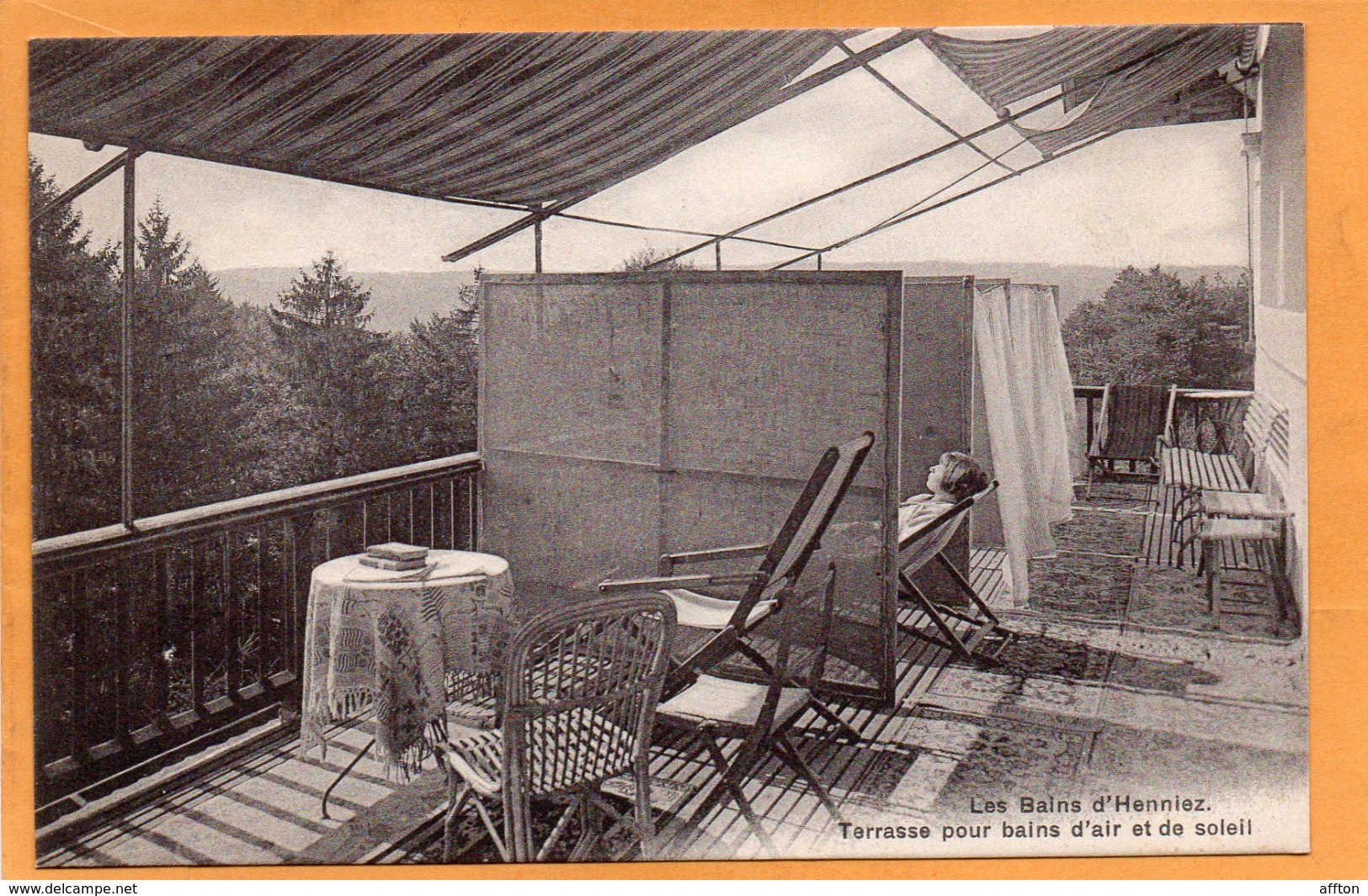 Les Bains D Henniez  Switzerland 1907 Postcard - Henniez