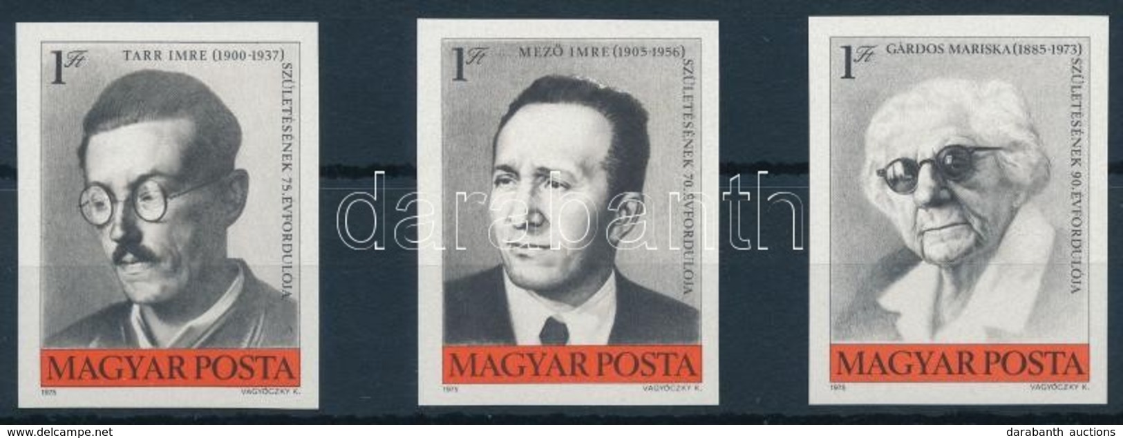 ** 1975 Munkásmozgalom (I.) Vágott Sor (3.000) - Other & Unclassified