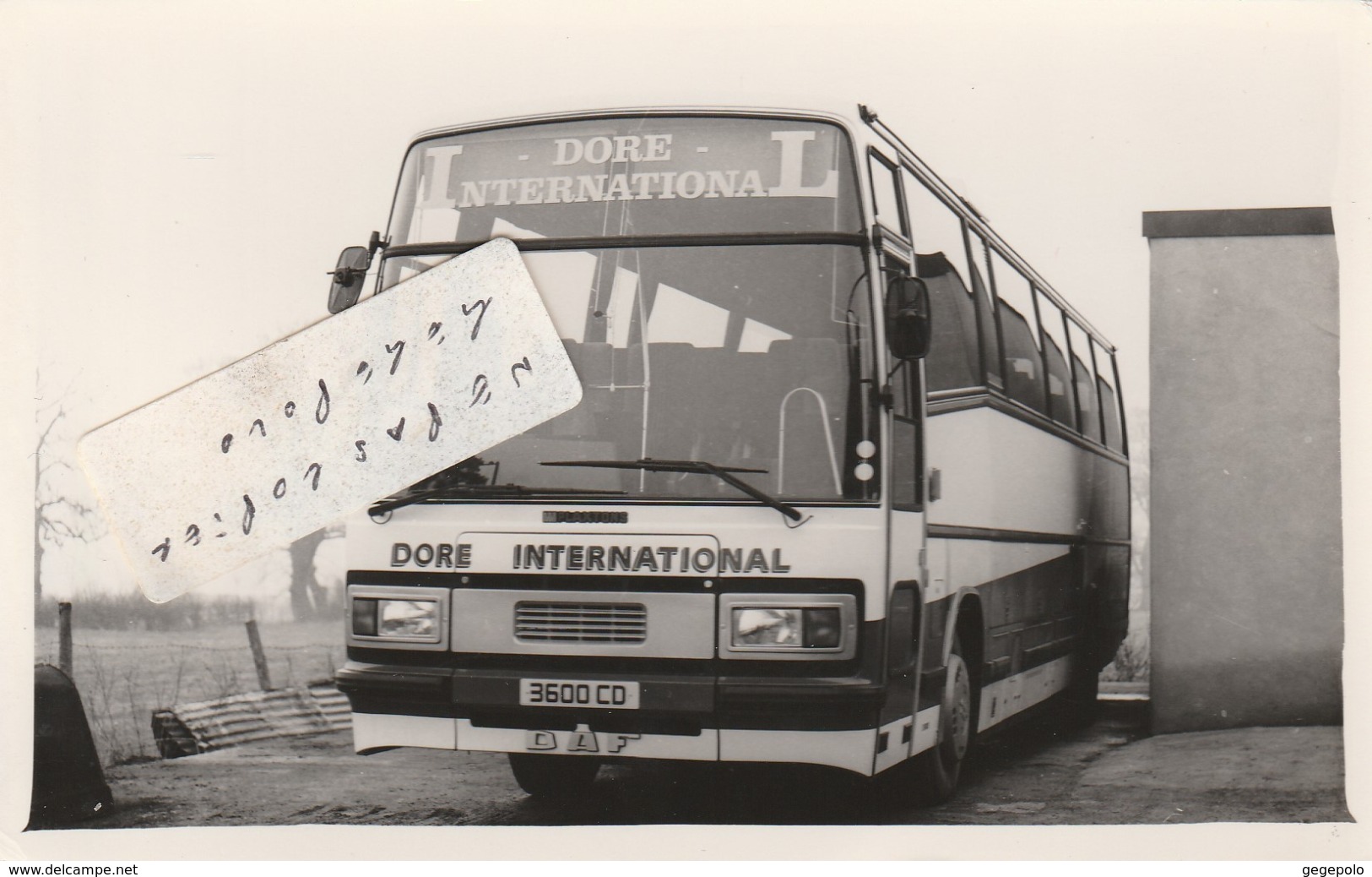 WEST OXFORDSHIRE - DORE INTERNATIONAL BUS  ( Photo 8,7 Cm X 14 Cm ) - Otros & Sin Clasificación