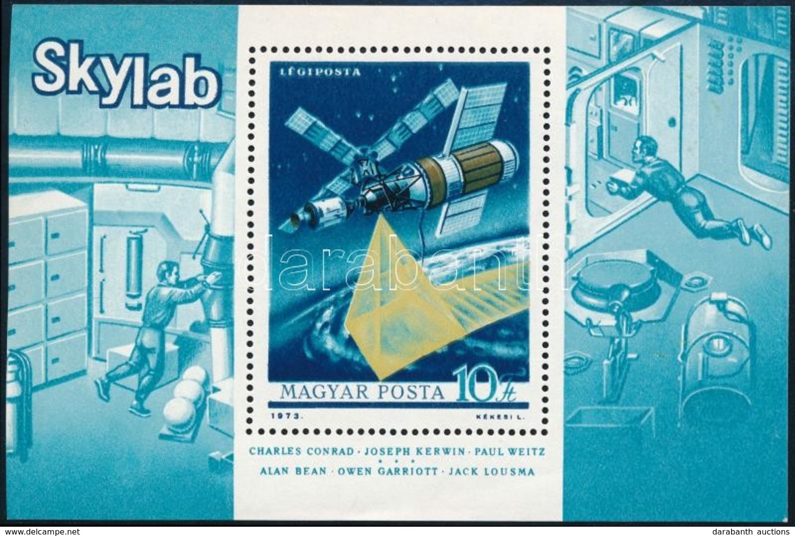 ** 1973 Skylab 38 Db Blokk (11.400) - Otros & Sin Clasificación