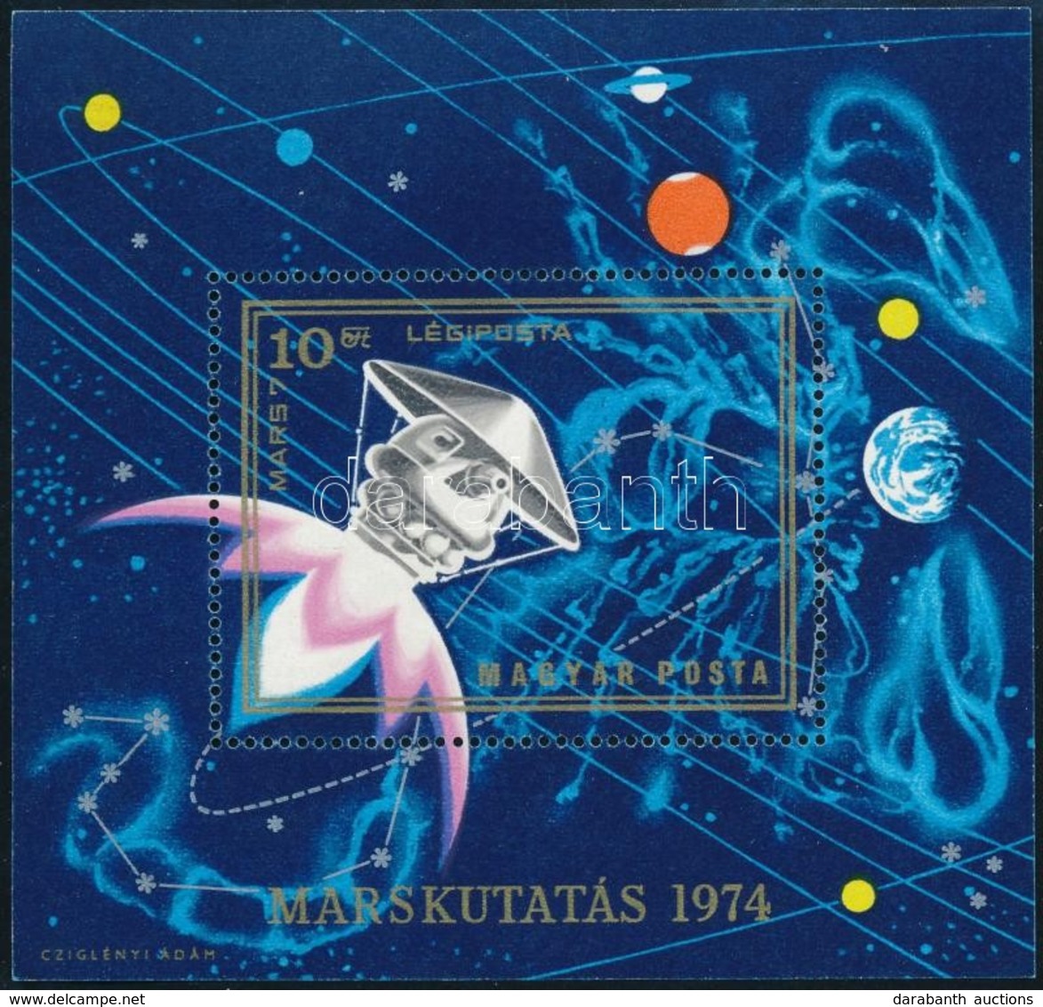 ** 1974 A Mars-kutatás Eredményei 38 Db Blokk (11.400) - Other & Unclassified