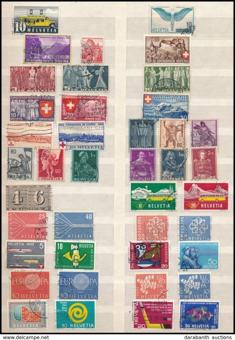 O Svájc Kis összeállítás Berakólapon (Mi EUR 34,-) - Other & Unclassified