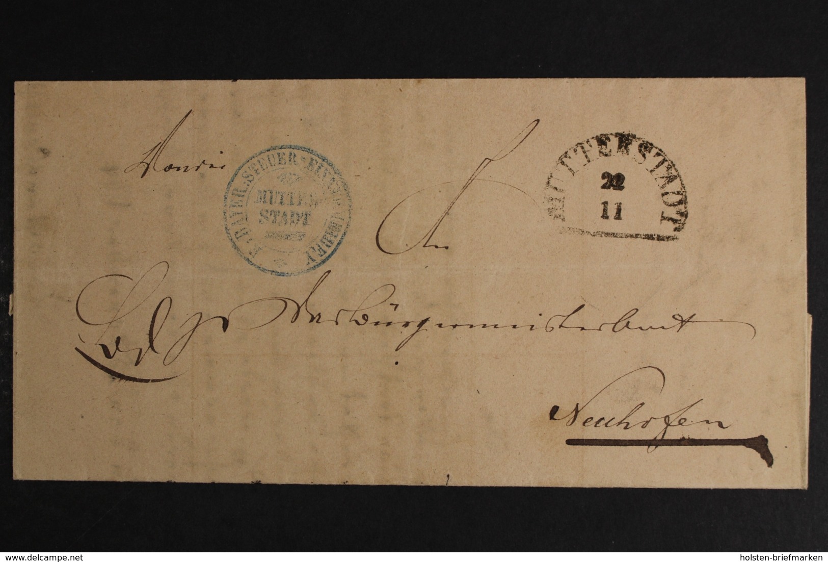 Mutterstadt, 1864 Gelaufen Nach Speyer, Vorphila-Beleg In Bedarfserhaltung - Prephilately