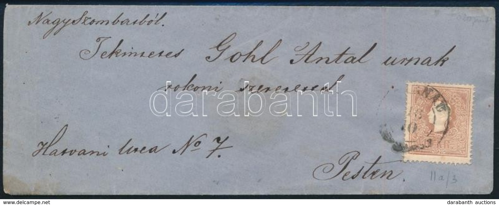 ~1858 10kr IIa Levélen / On Cover '(TYR)NAU' - Pest - Sonstige & Ohne Zuordnung