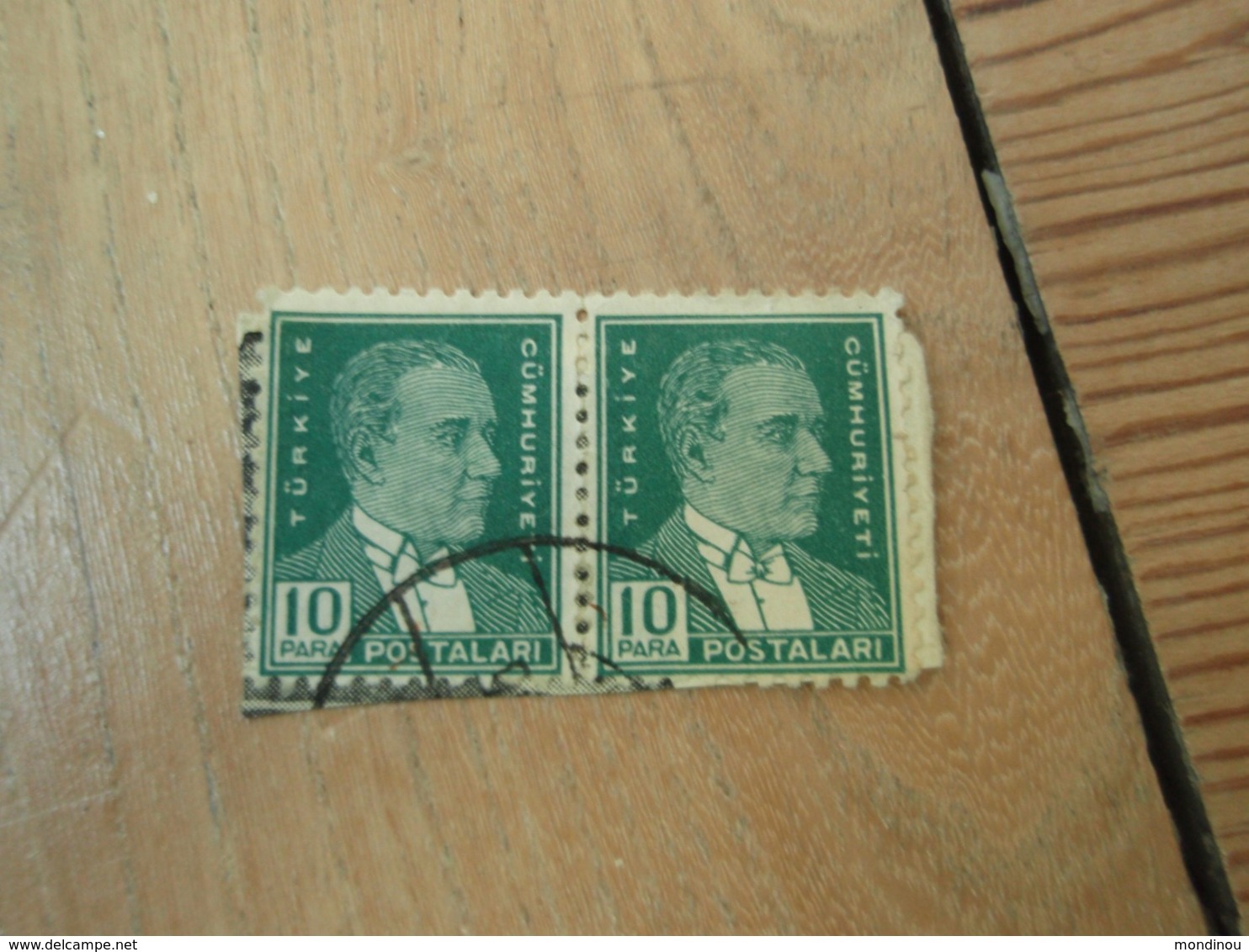 2 Timbres  Mustafa Kemal Atatürk .   Sur Support - 1934-39 Sandjak D'Alexandrette & Hatay