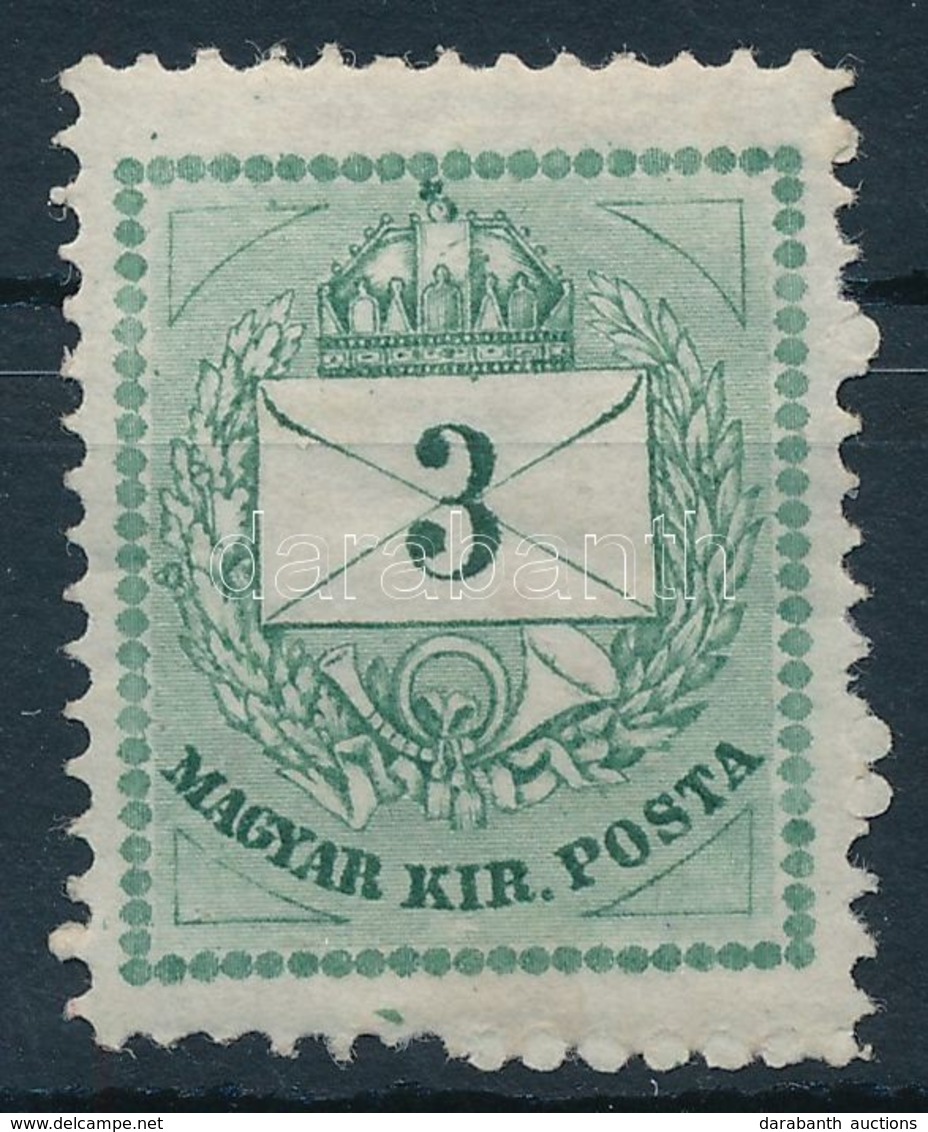 * 1874 3kr 'A'  Magasra Fogazott Bélyeg  (7.000++) - Other & Unclassified