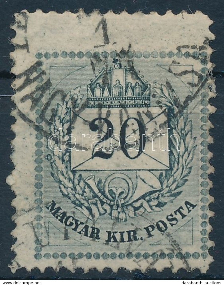 O 1874 Látványosan Elfogazott 20kr Bélyeg 'NAGY-KANIZSA' - Otros & Sin Clasificación