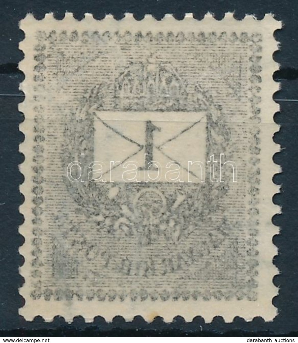 ** 1889 Elektro 1kr 28e 12 : 11 3/4 Fogazással, Gépszínátnyomattal - Otros & Sin Clasificación