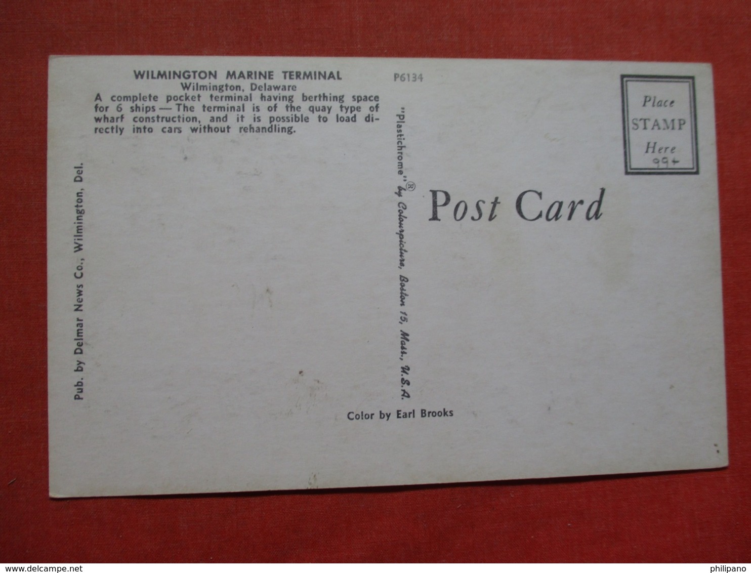 Wilmington  Marine Terminal   Delaware > Wilmington  Ref 3716 - Wilmington