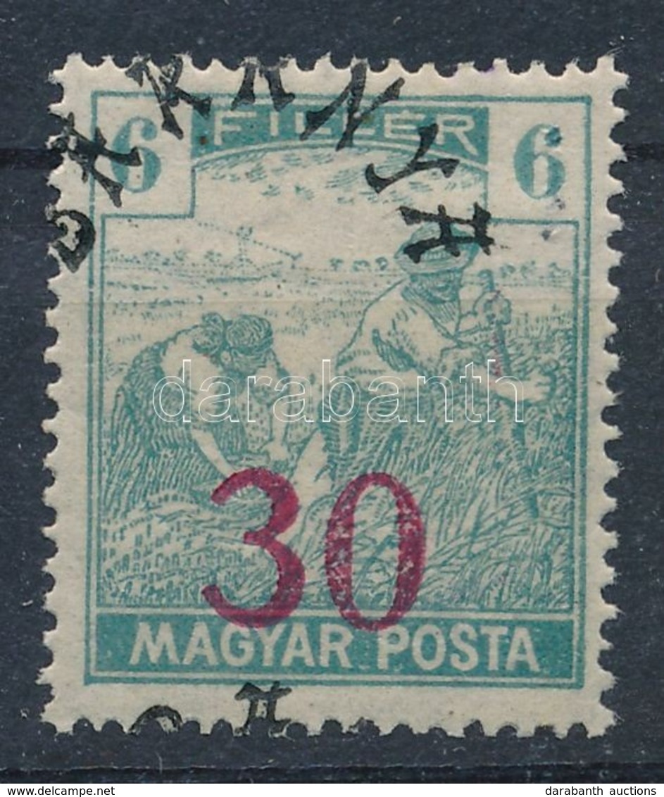 * Baranya II. 1919 Magyar Posta 6f Eltolódott Felülnyomással, Bodor Vizsgálójellel - Other & Unclassified