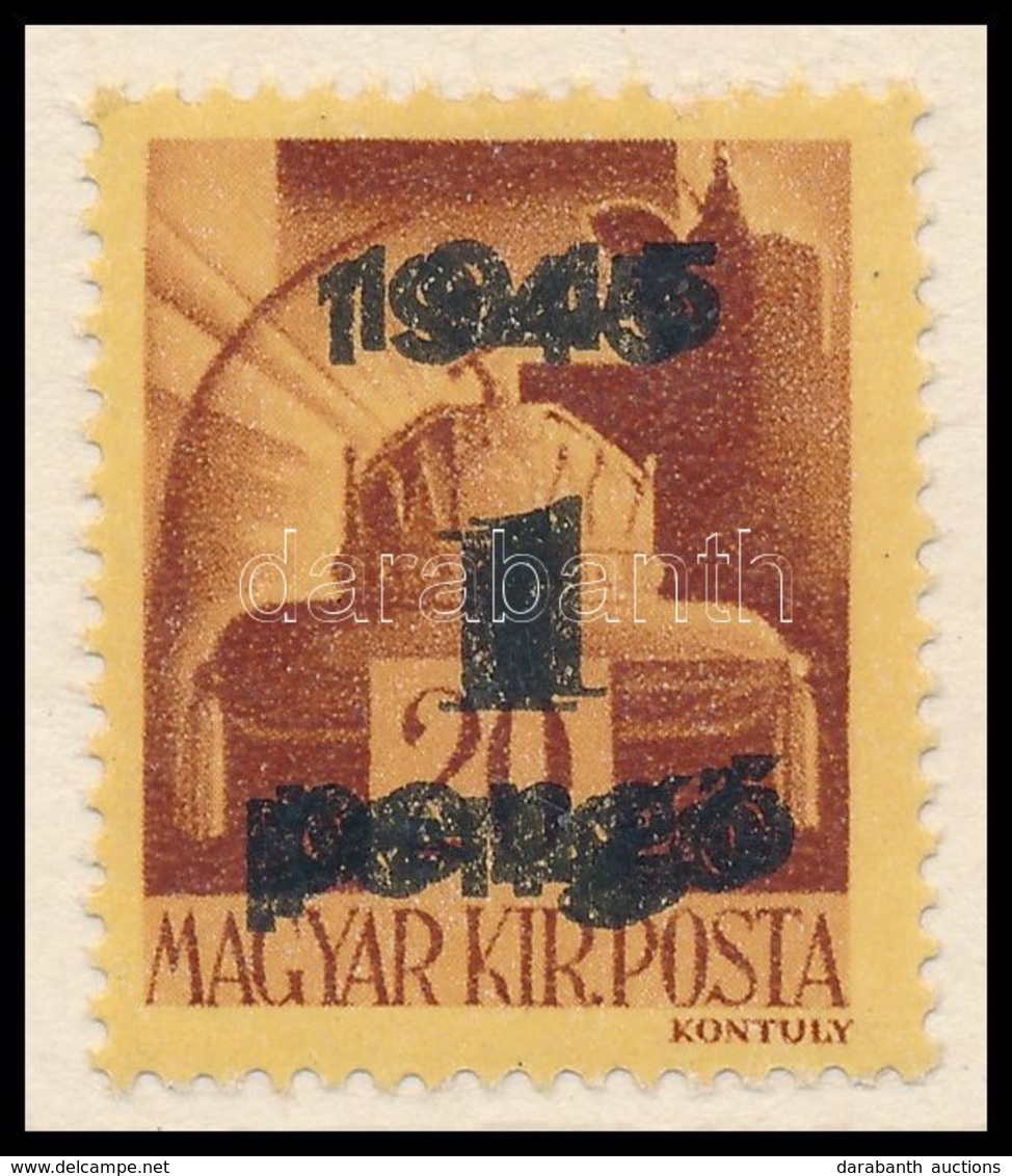 ** 1945 Kisegítő 1P/20f  Kettős Felülnyomat - Other & Unclassified