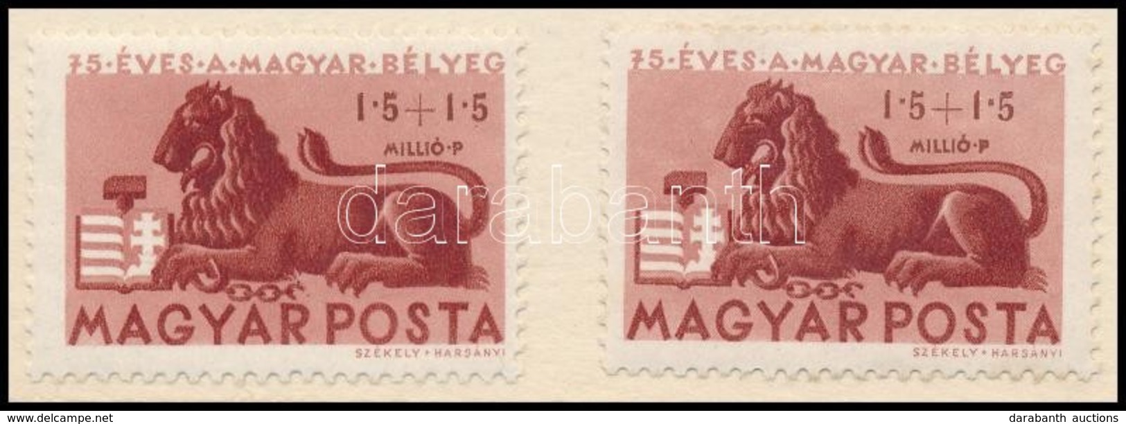 ** 1946 Bélyegjubileum 1,5MP Az értékszám Több Mm-es Elcsúszásával - Other & Unclassified