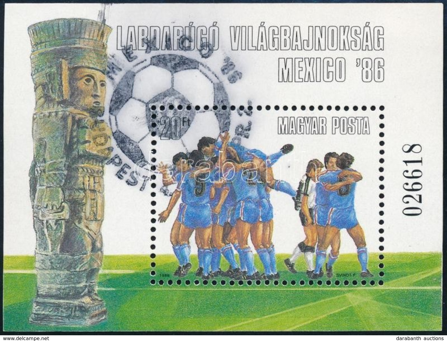 O 1986 Labdarúgó-Világbajnokság (V.) - Mexikó 9 Db Blokk (3.150) - Otros & Sin Clasificación