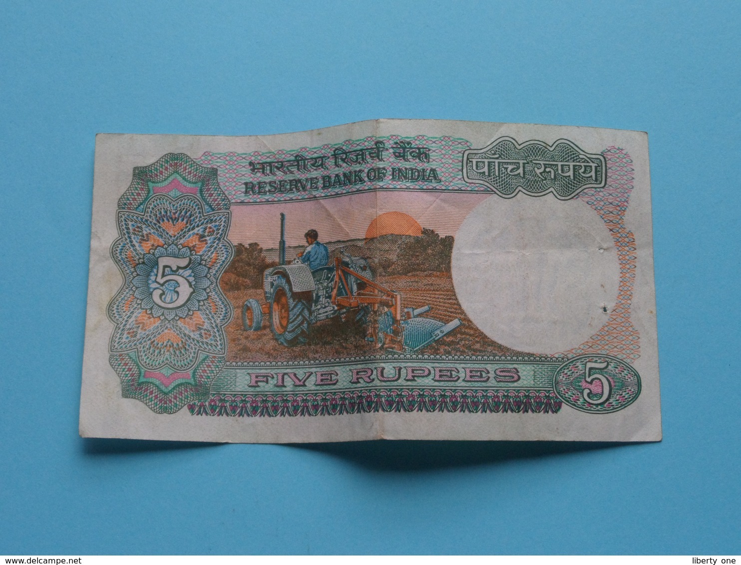 5 ( Five ) RUPEES : 16M 193228 ( Reserve Bank Of India ) ! - Indien