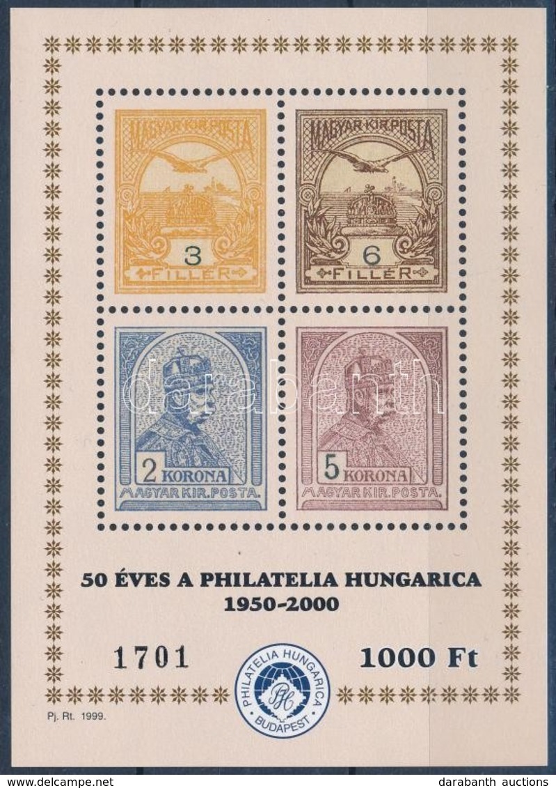 ** 2000 50 éves A Philatelia Hungarica (5.000) - Other & Unclassified