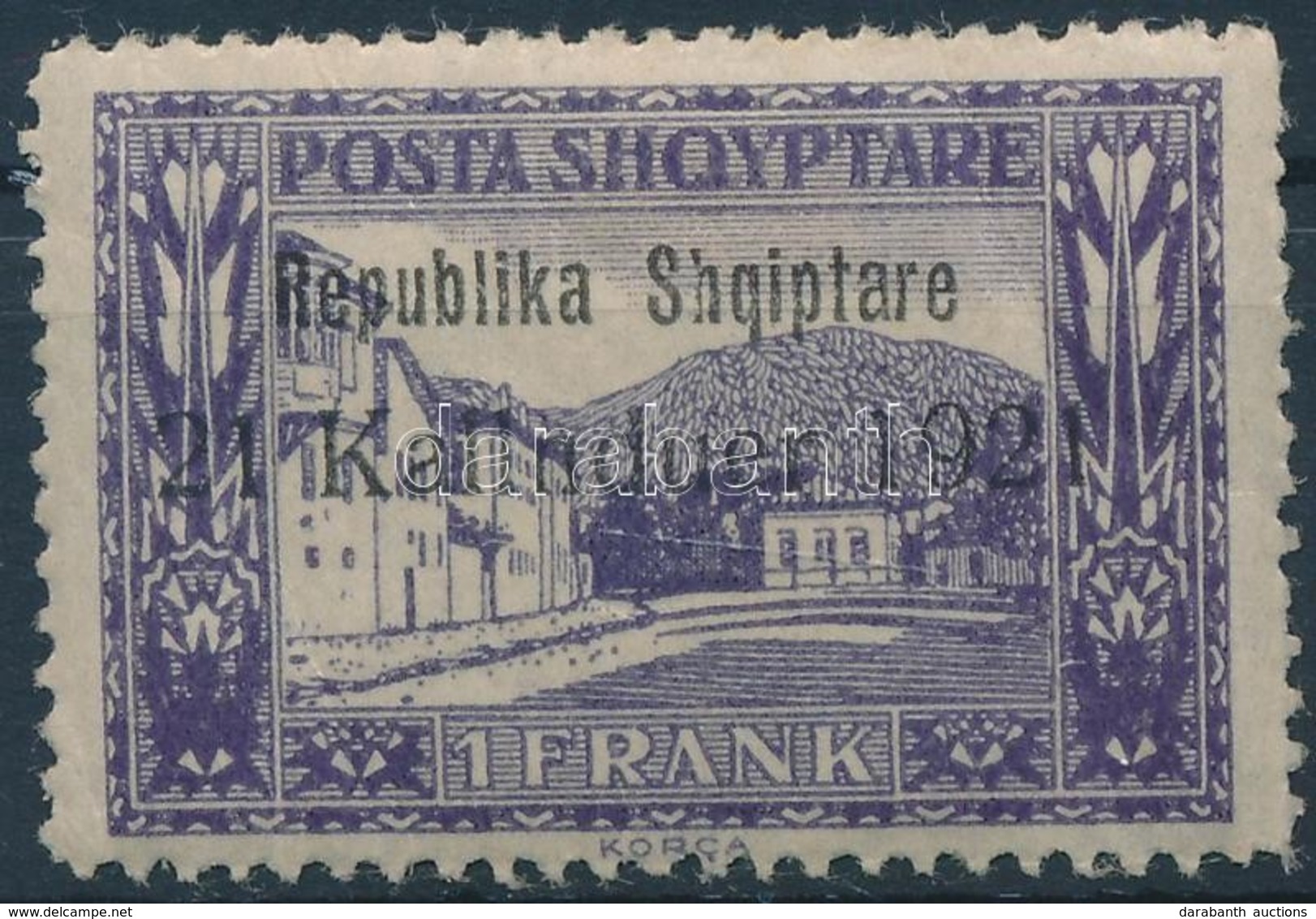 * 1925 Köztársaság Kikiáltása Mi 117 Téves évszámmal / With Year 1921 For 1925 - Sonstige & Ohne Zuordnung