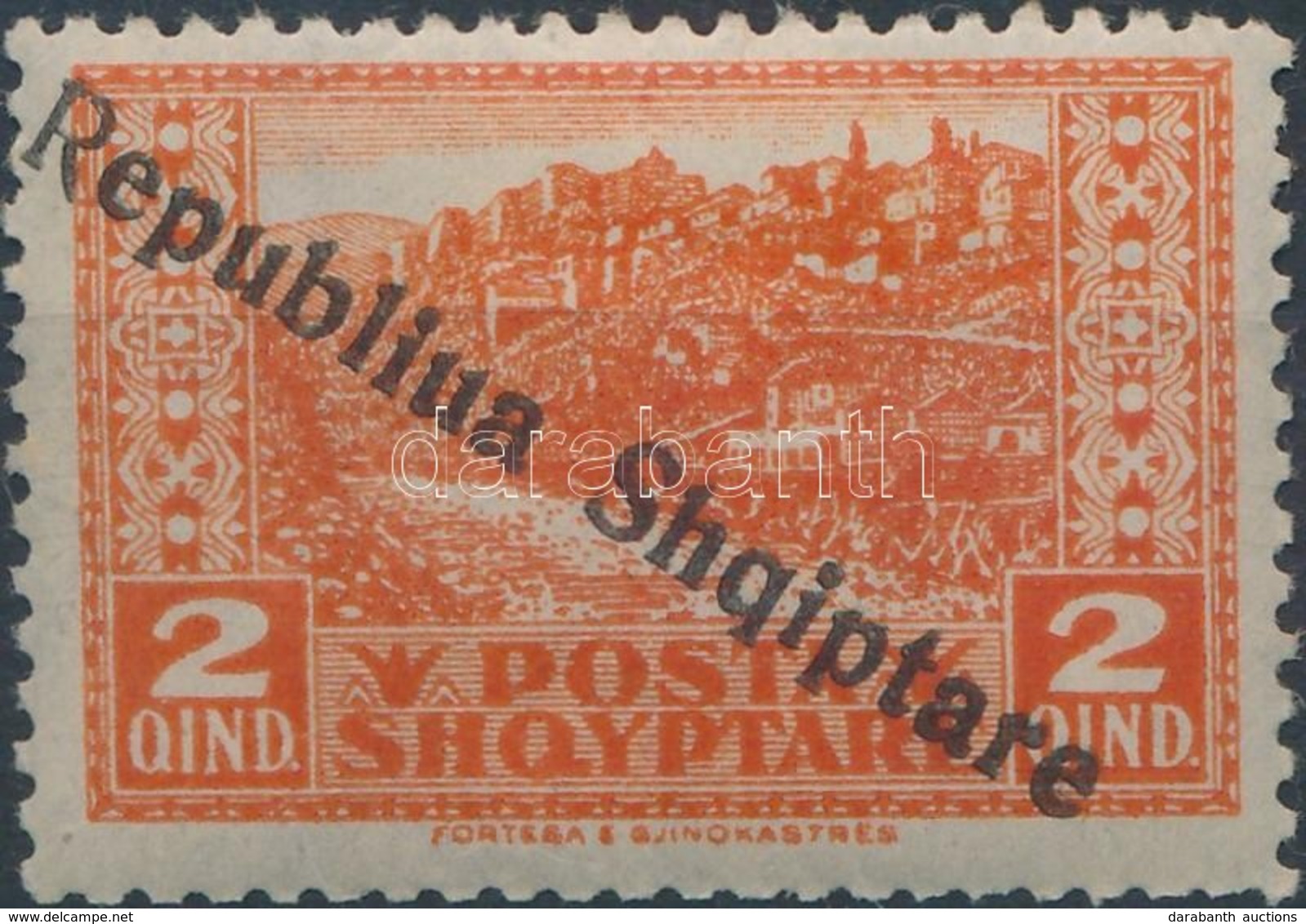 * 1925 Forgalmi Bélyeg Hibás Felülnyomás / Mi 119 With Overprint Republi'u'ka - Other & Unclassified