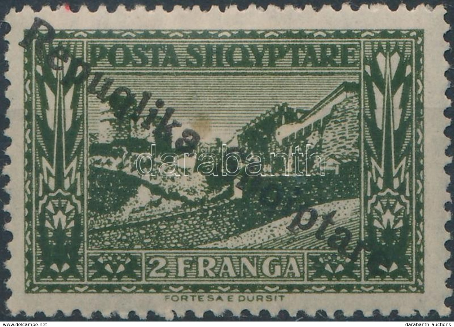 * 1925 Forgalmi Hibás Felülnyomás Bélyeg / Mi 125 With Overprint Repu'q'lika - Otros & Sin Clasificación