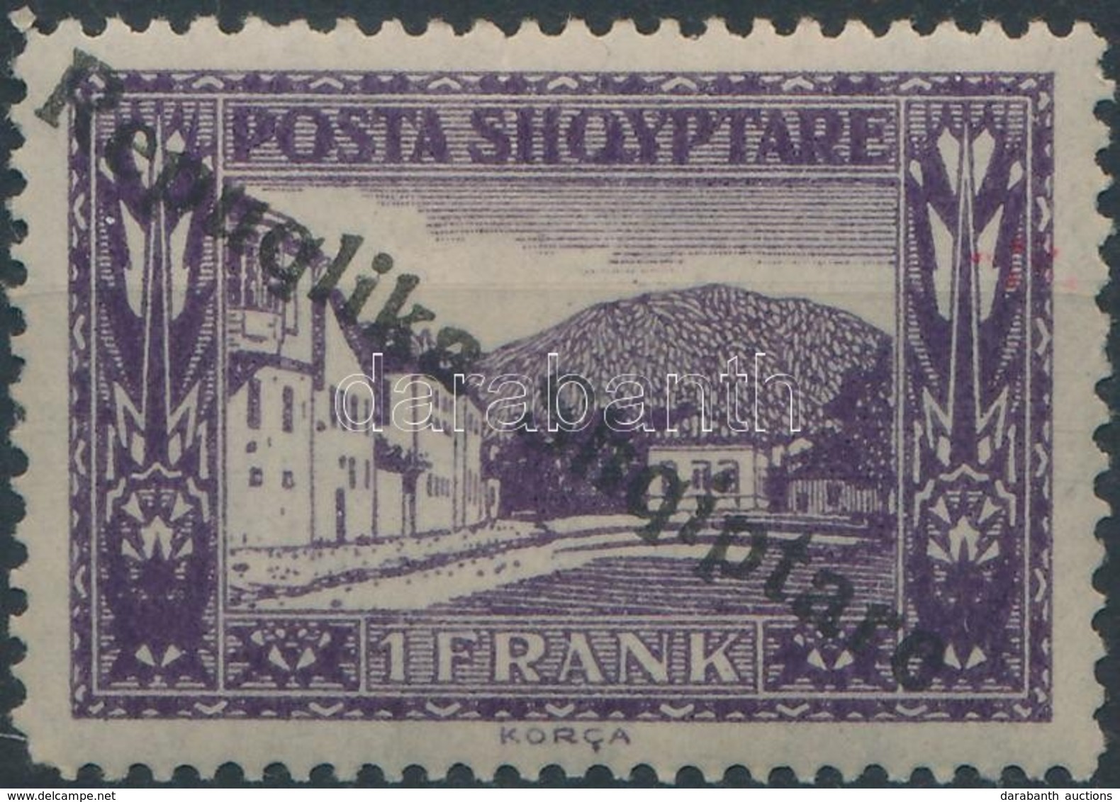 * 1925 Forgalmi Bélyeg Hibás Felülnyomás / Mi 124 With Overprint Repu'q'lika - Other & Unclassified