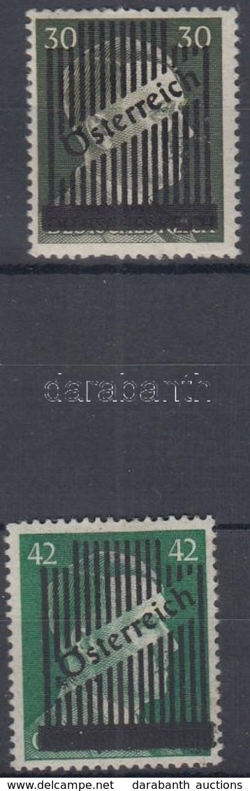 * 1945 Felülnyomott Német Bélyegek Mi 672-673 II - Sonstige & Ohne Zuordnung