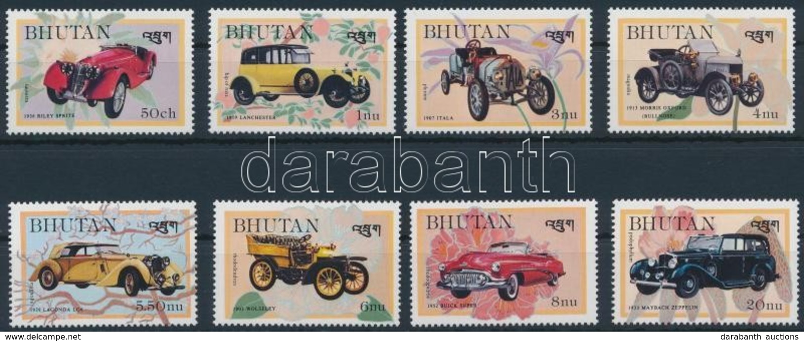 ** 1984 Régi Autók Sor,
Old Cars Set
Mi 864-871 - Other & Unclassified