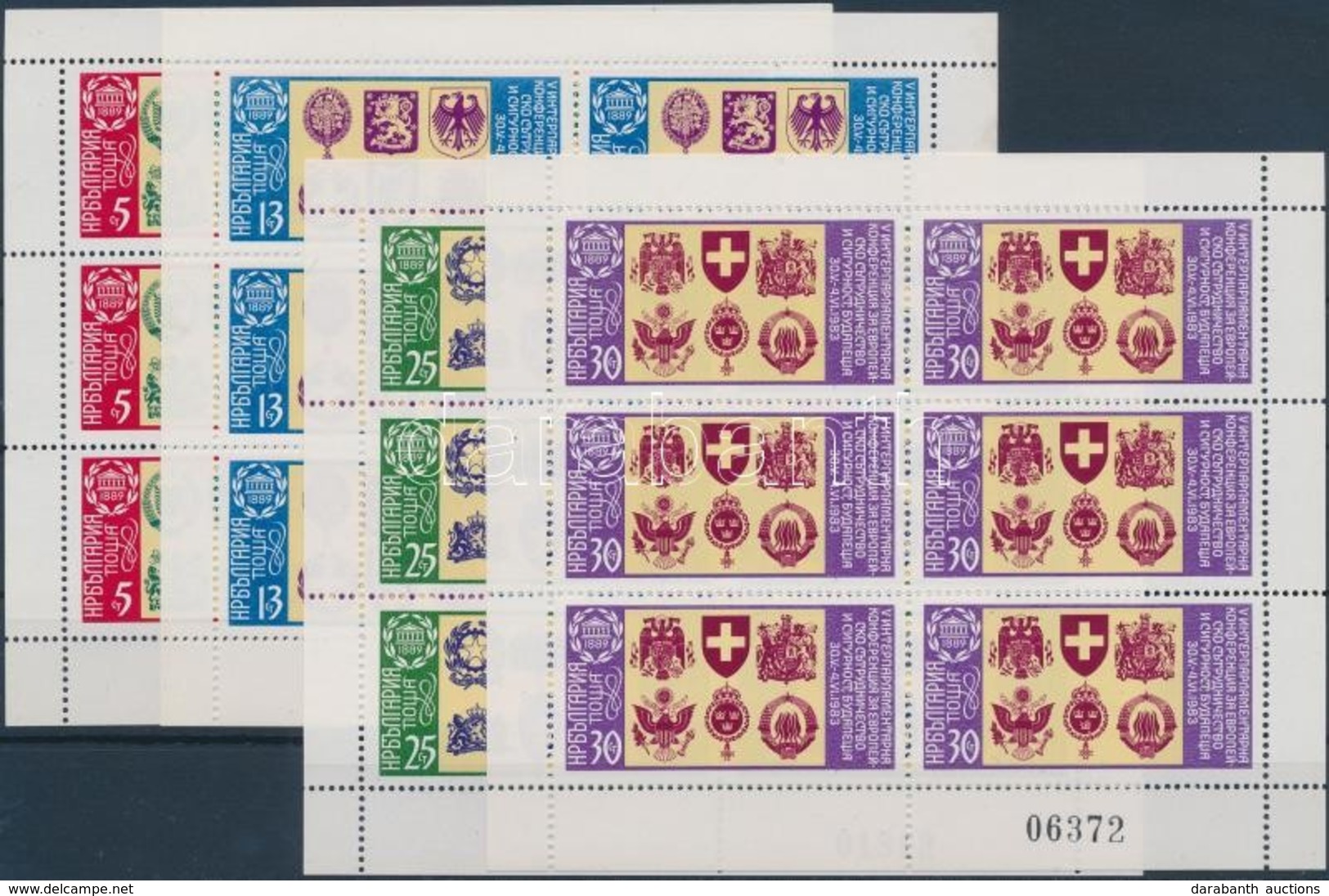 ** 1983 Európai Biztonság és Együttműködés Kisívsor Mi 3174-3177 - Other & Unclassified