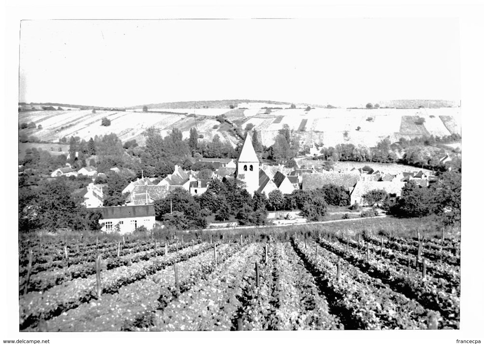 18-391 - Cliché Positif Et  Négatif - CHER - SURY EN VAUX - Vue Générale - Sury-près-Léré